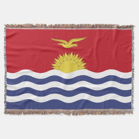 Kiribati-Flagge Decke (Vorderseite)