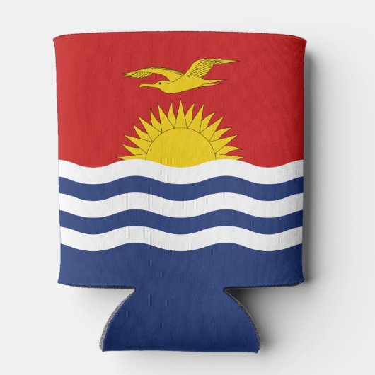 Kiribati-Flagge Dosenkühler (Rückseite)