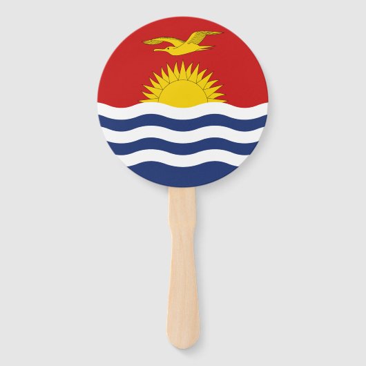 Kiribati-Flagge Fächer (Vorderseite)