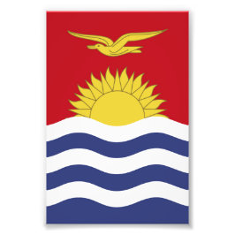 Kiribati-Flagge Fotodruck