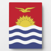Kiribati-Flagge Fotoplatte (Vorderseite)