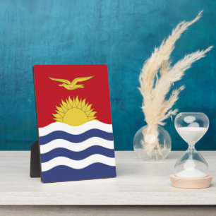 Kiribati-Flagge Fotoplatte