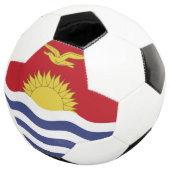 Kiribati-Flagge Fußball (Dreiviertel)