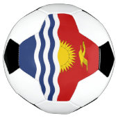 Kiribati-Flagge Fußball (Gedreht)