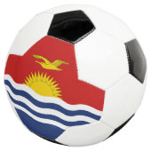 Kiribati-Flagge Fußball (Dreiviertel)