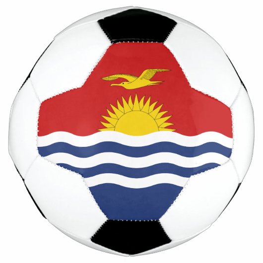 Kiribati-Flagge Fußball (Vorderseite)
