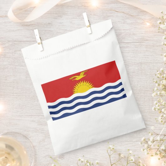 Kiribati-Flagge Geschenktütchen (Ausgeschnitten)