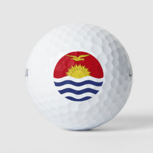Kiribati-Flagge Golfball