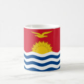 Kiribati-Flagge Kaffeetasse (Mittel)