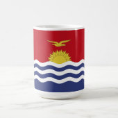 Kiribati-Flagge Kaffeetasse (Mittel)