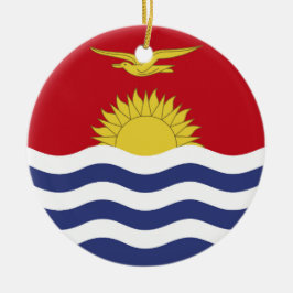 Kiribati-Flagge Keramik Ornament