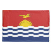 Kiribati-Flagge Kissenbezug (Rückseite)