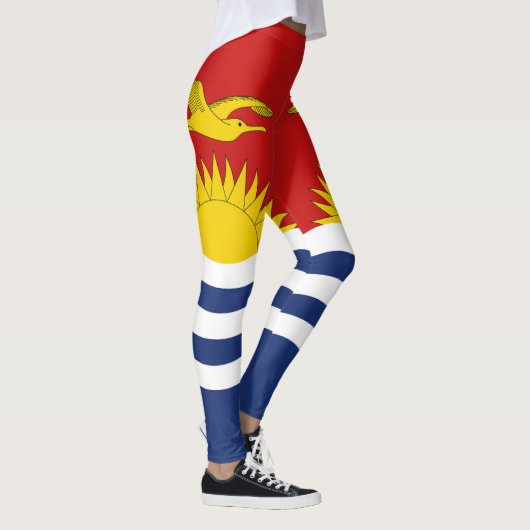 Kiribati-Flagge Leggings (Rechts)
