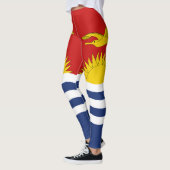 Kiribati-Flagge Leggings (Links)