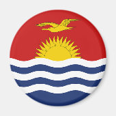 Kiribati-Flagge Magnet (Vorne)