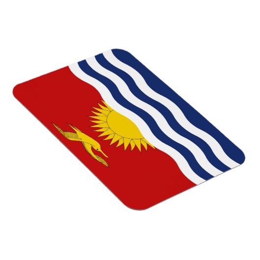 Kiribati-Flagge Magnet (Rechte Seite)