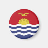 Kiribati-Flagge Magnet (Vorne)