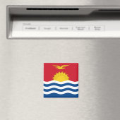 Kiribati-Flagge Magnet (In Situ (Geschirrspüler))