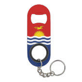 Kiribati-Flagge Mini Flaschenöffner (Rückseite)