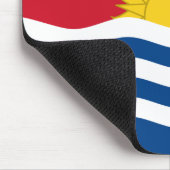 Kiribati-Flagge Mousepad (Ecke)