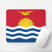 Kiribati-Flagge Mousepad (Mit Mouse)
