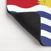 Kiribati-Flagge Mousepad (Ecke)