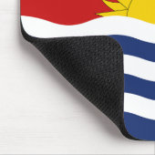Kiribati-Flagge Mousepad (Ecke)