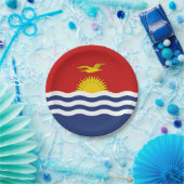 Kiribati-Flagge Pappteller (Party)