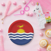 Kiribati-Flagge Pappteller (Party)