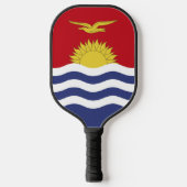 Kiribati-Flagge Pickleball Schläger (Vorderseite)