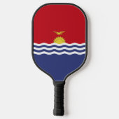 Kiribati-Flagge Pickleball Schläger (Rückseite)