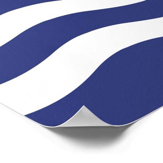 Kiribati-Flagge Poster (Ecke)