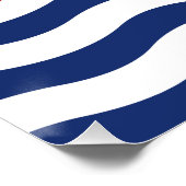 Kiribati-Flagge Poster (Ecke)