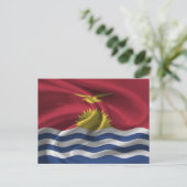 Kiribati-Flagge Postkarte (Stehend Vorderseite)