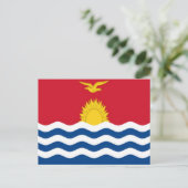 Kiribati - Flagge - Postkarte (Stehend Vorderseite)
