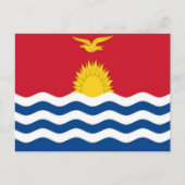 Kiribati - Flagge - Postkarte (Vorderseite)