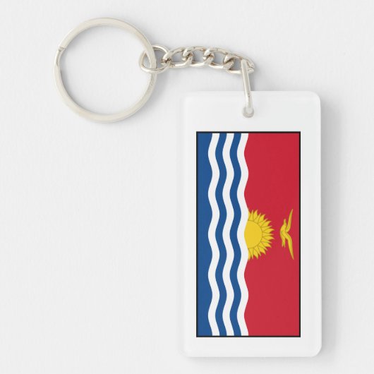 Kiribati-Flagge Schlüsselanhänger (Vorderseite)