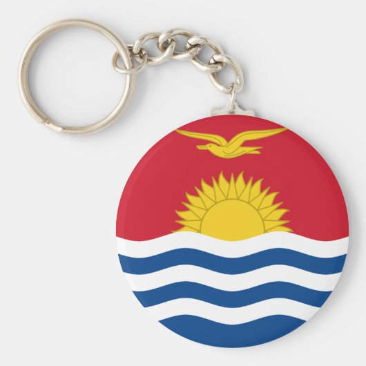 Kiribati-Flagge Schlüsselanhänger (Vorne)