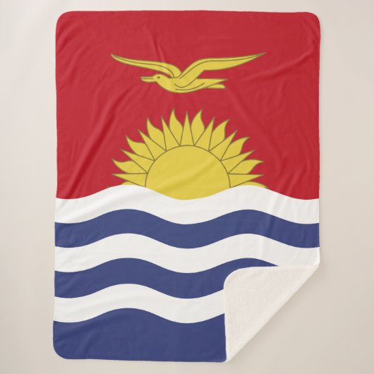 Kiribati-Flagge Sherpadecke (Vorderseite)