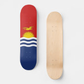 Kiribati-Flagge Skateboard (Vorderseite)