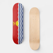 Kiribati-Flagge Skateboard (Vorderseite)