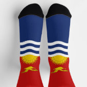 Kiribati-Flagge Socken (Oben)