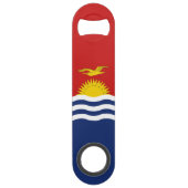 Kiribati-Flagge Speed Flaschenöffner (Rückseite)