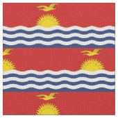 Kiribati-Flagge Stoff (Nahaufnahme)