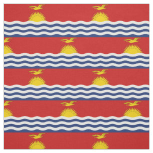 Kiribati-Flagge Stoff