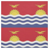 Kiribati-Flagge Stoff (Muster)