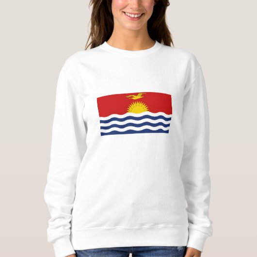 Kiribati-Flagge Sweatshirt (Vorderseite)