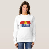 Kiribati-Flagge Sweatshirt (Vorne ganz)