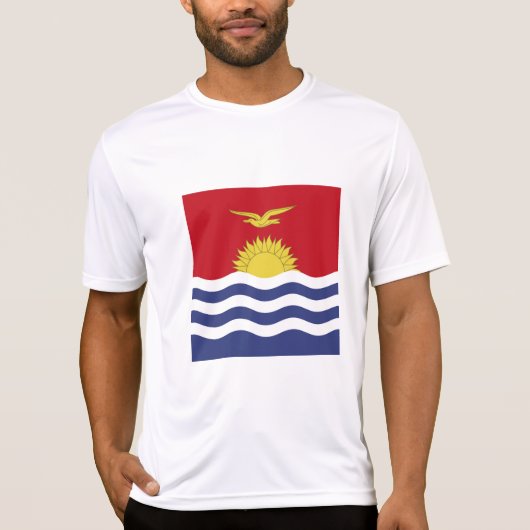 Kiribati-Flagge T-Shirt (Vorderseite)