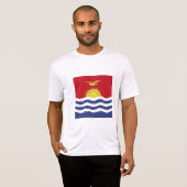Kiribati-Flagge T-Shirt (Vorne ganz)